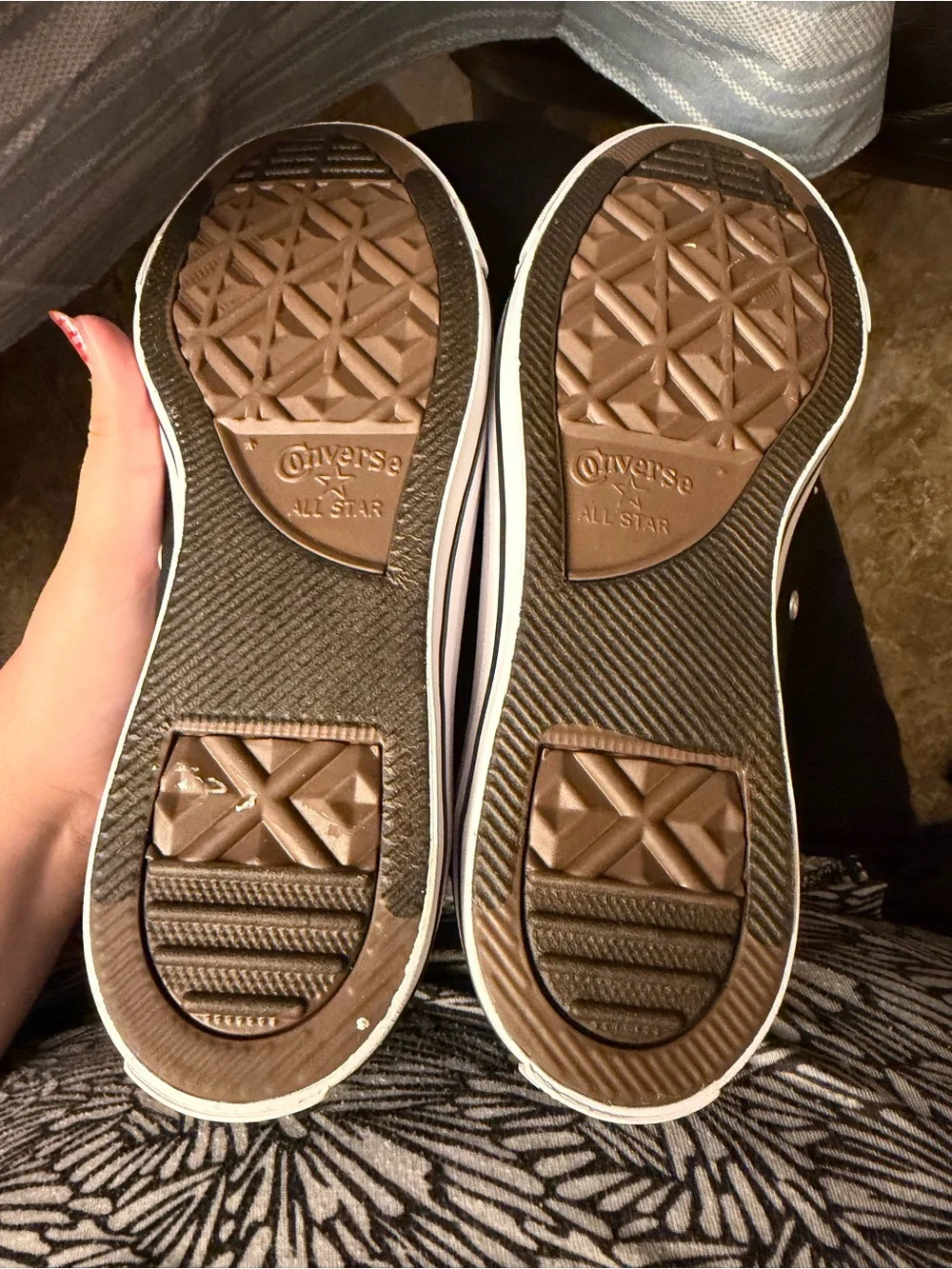 Converse Black Box with White Tissue